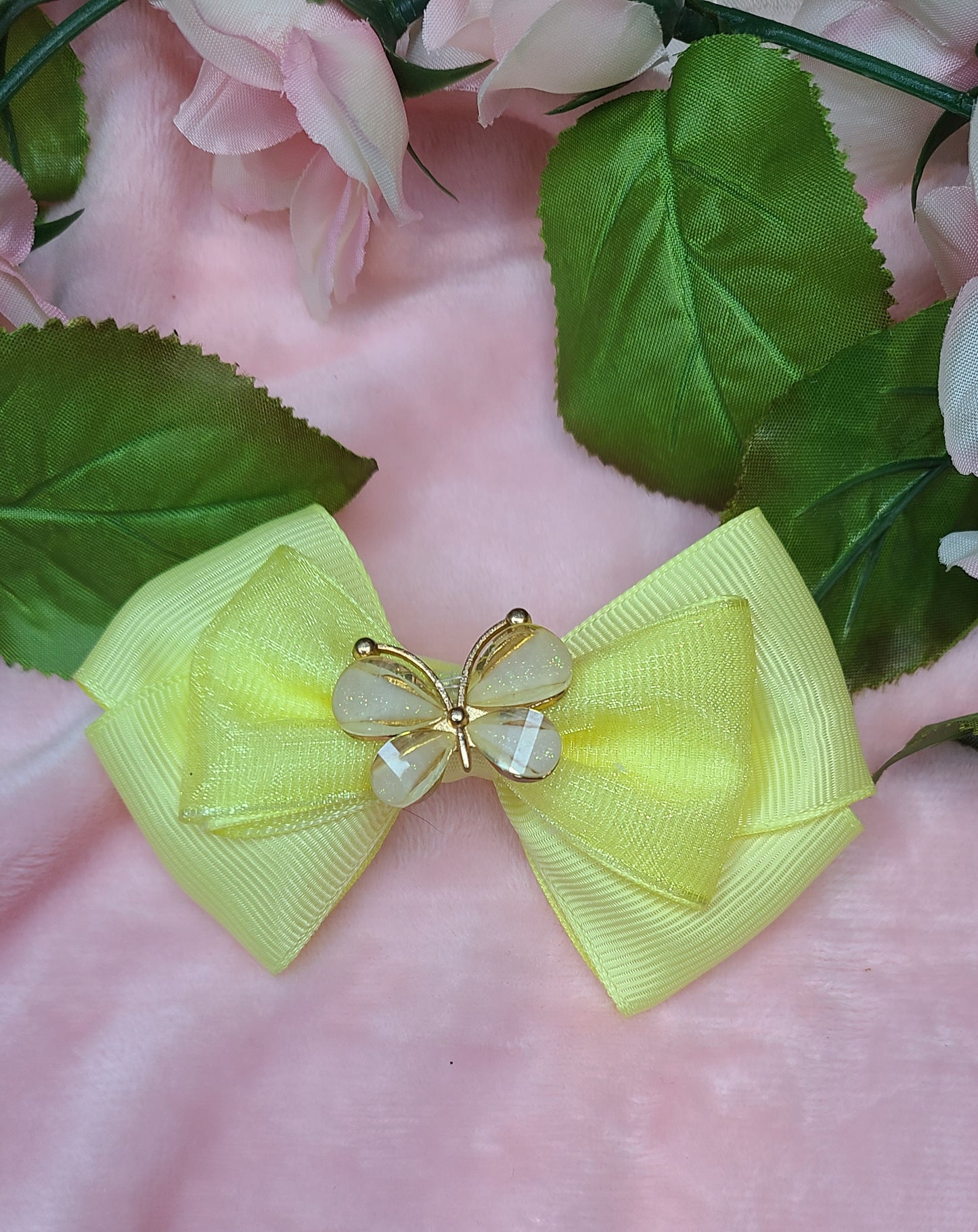 Spring butterfly bow