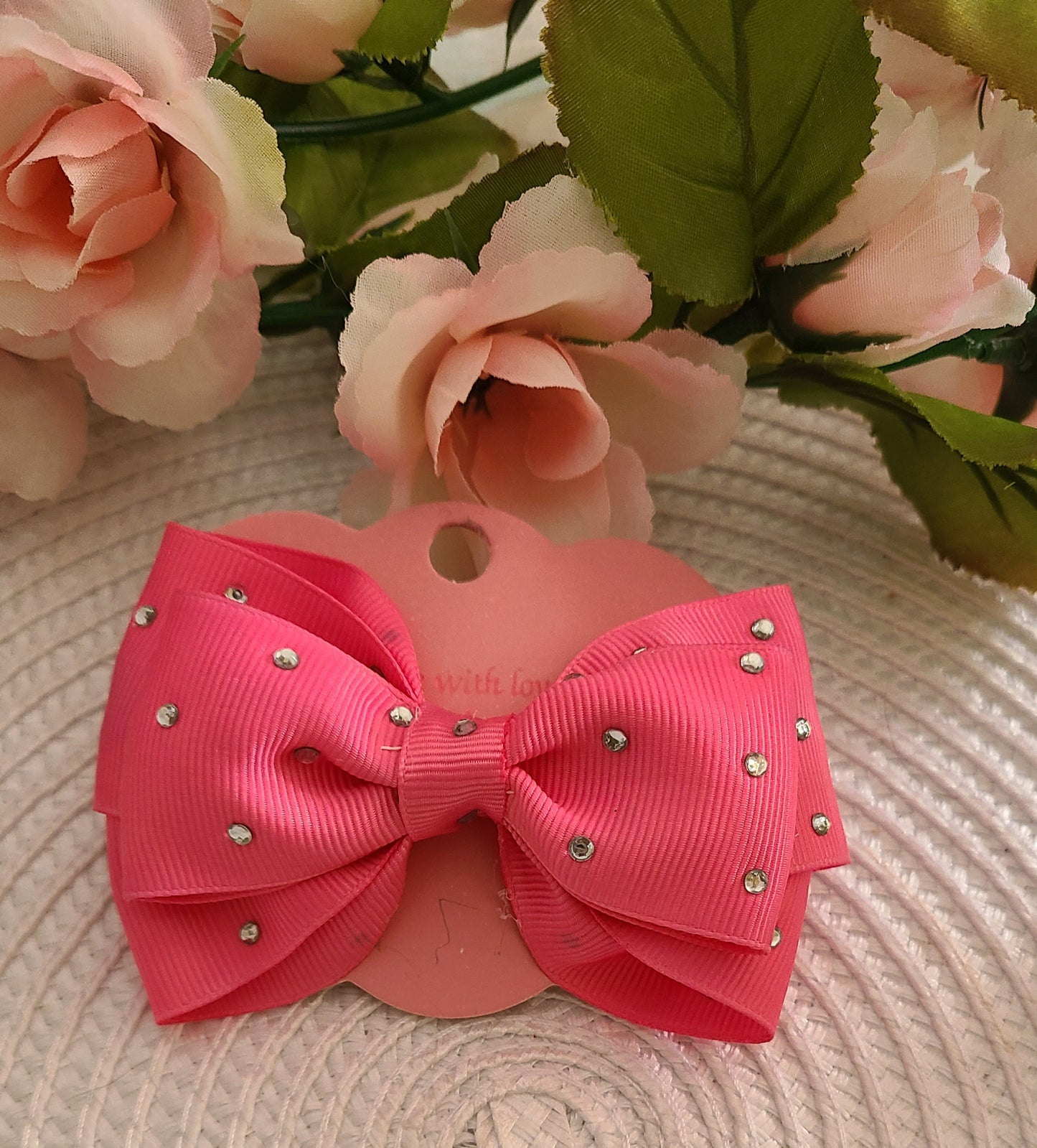 bow with tiny jewels